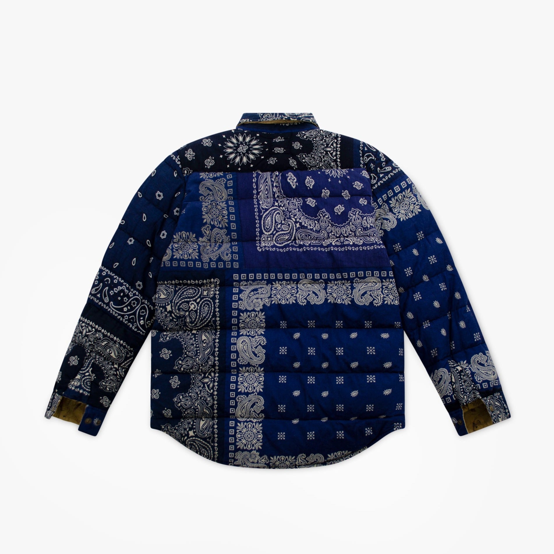 Blue bandana jacket mens best sale