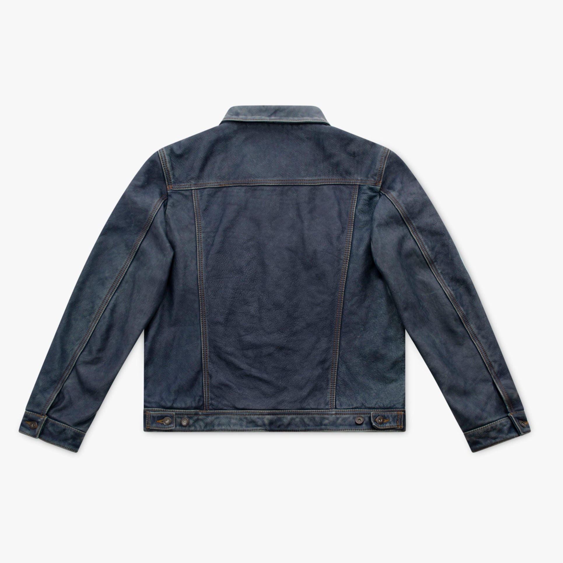 Leather Indigo Jacket