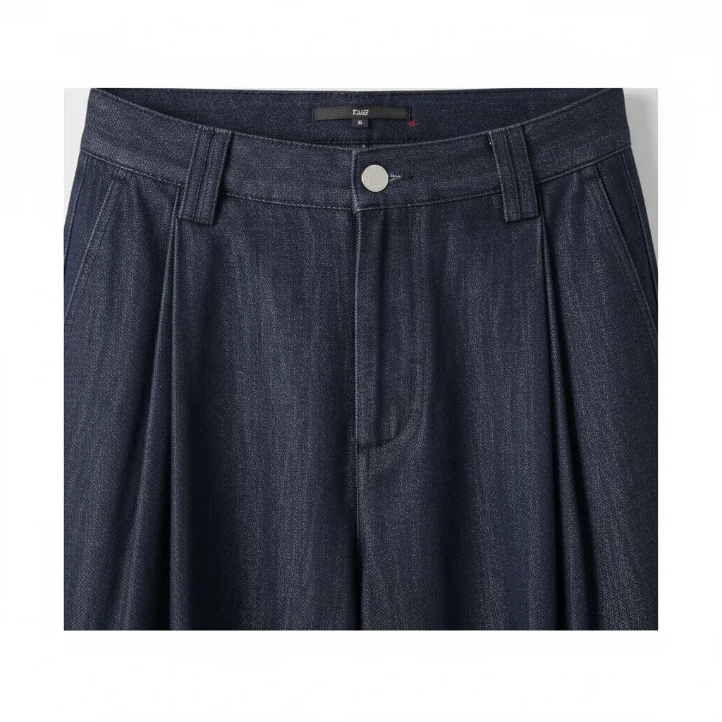Baggy Raw Denim Pants
