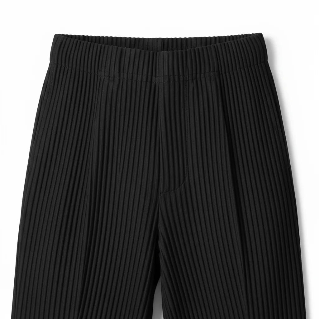 Cropped Pleated Pants