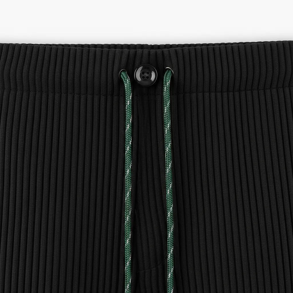 Pleated Drawstring Shorts