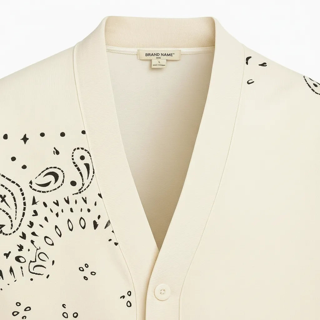 Paisley Bandana Cardigan