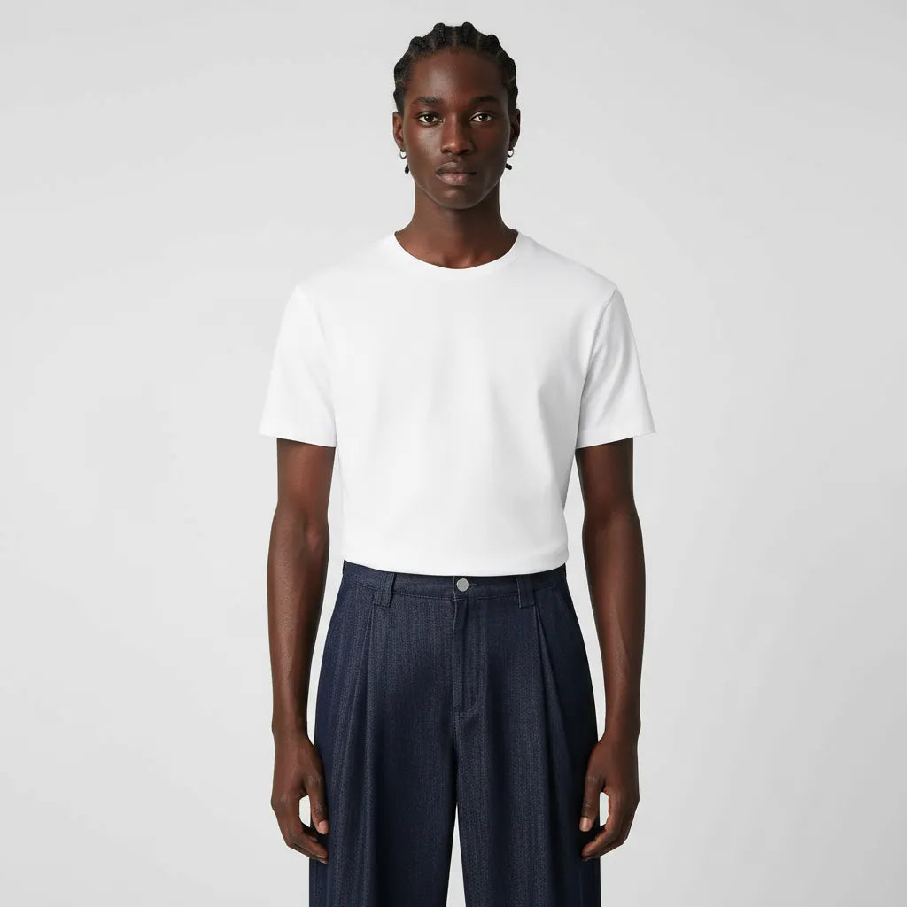 Baggy Raw Denim Pants