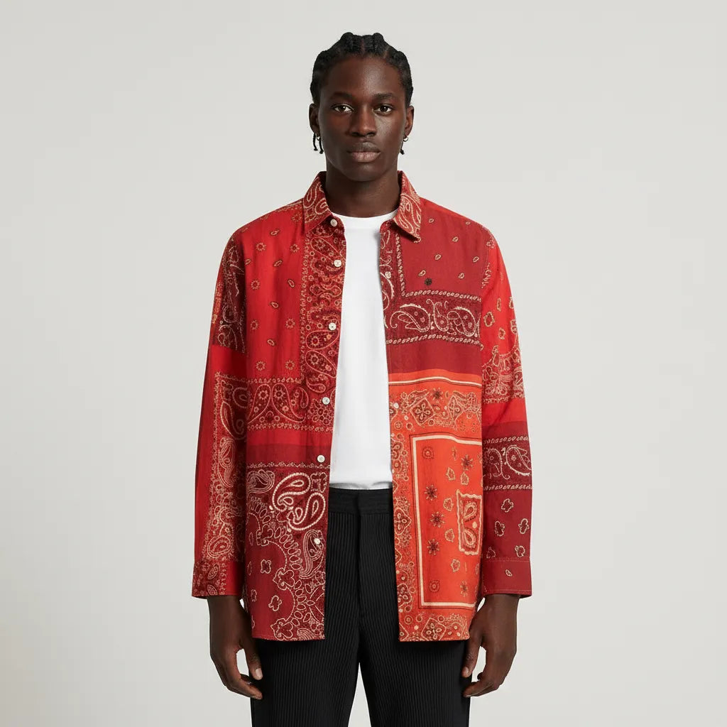 Bandana Button-up Longsleeve