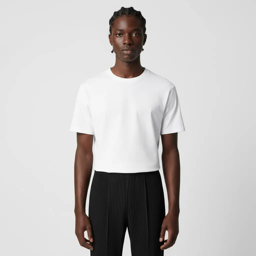 Cropped Pleated Pants