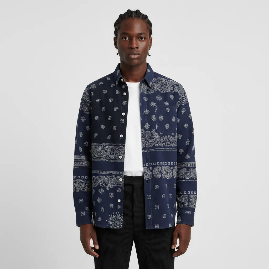 Bandana Button-up Longsleeve