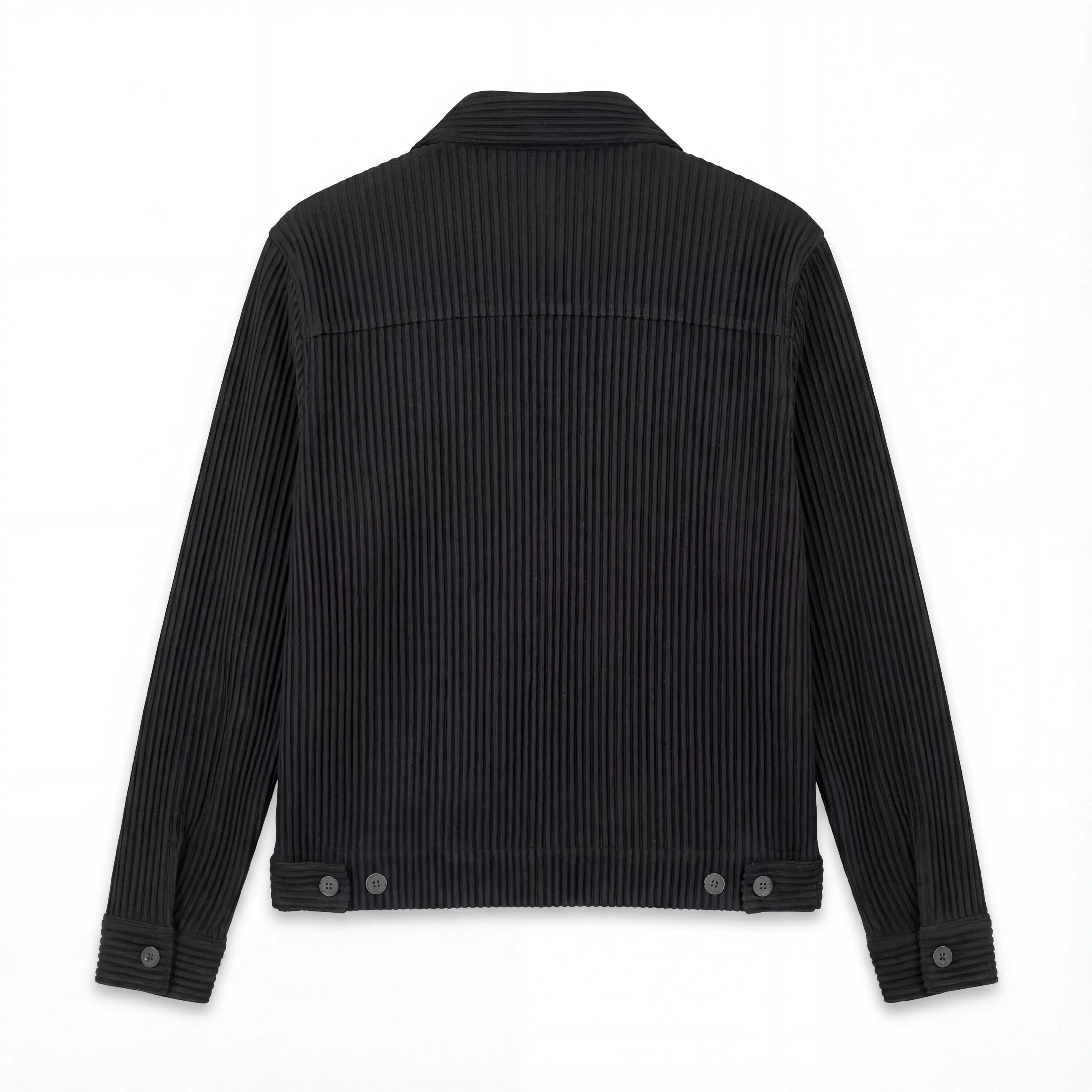 Pleated Trucker Jacket