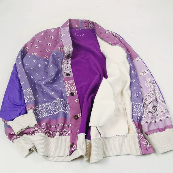 Paisley Bandana Cardigan | Sweater