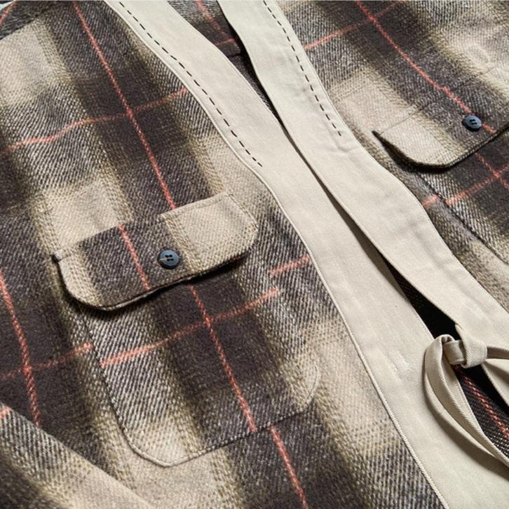 Plaid Sashiko Noragi |